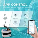 EUHOMY 12V Portable Fridge with APP Control