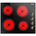 24-Inch Electric Cooktop with 4 Burners