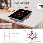 GASLAND 2-Burner Electric Cooktop with Touch Control