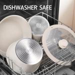 BECIGAR 21PCS Pots and Pans Set Ceramic, Pots and Pans Set Non Stick, Removable Handle, Stackable, Nonstick Cookware Set, Non Stick for Cooking