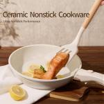 BECIGAR 21PCS Pots and Pans Set Ceramic, Pots and Pans Set Non Stick, Removable Handle, Stackable, Nonstick Cookware Set, Non Stick for Cooking