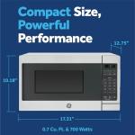 GE 700-Watt Stainless Steel Microwave Oven