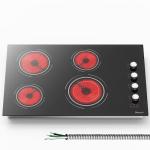 30 Inch Built-in Electric Cooktop with 4 Burners