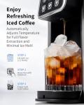 KIDISLE Single Serve Hot & Iced Coffee Maker