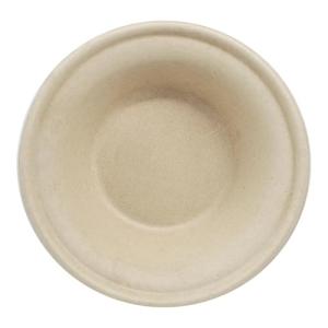 World Centric Compostable 11-1/2-Ounce Bagasse Bowl, 20-Piece