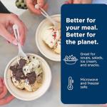 World Centric Compostable 11-1/2-Ounce Bagasse Bowl, 20-Piece