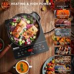 Karinear Single Burner Electric Cooktop with Touch Control