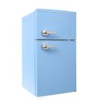 Retro Mini Fridge with Freezer, 3.1 Cu.Ft, Blue