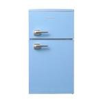 Retro Mini Fridge with Freezer, 3.1 Cu.Ft, Blue