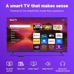 Roku Smart TV 2025 – 65-Inch Plus Series, Mini-LED TV – RokuTV with Enhanced Voice Remote – Flat Screen 4K QLED Television with Dolby Vision & Wi-Fi for Streaming Live Local News, Sports