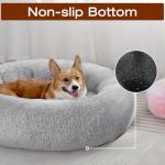JOLLYVOGUE Calming Donut Bed for Small Pets