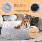 JOLLYVOGUE Calming Donut Bed for Small Pets