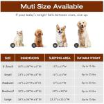 JOLLYVOGUE Calming Donut Bed for Small Pets