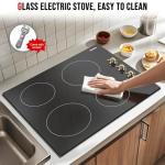 24-Inch Electric Cooktop with 4 Burners