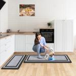 Mattitude Anti-Fatigue Kitchen Mat Set - 2 Pieces
