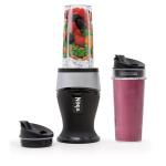 Ninja Fit Compact Personal Blender, Portable Blender for-Smoothies, Shakes, Food Prep, and Frozen Blending, 700-Watt Base, (2) 16-oz. Cups and Spout Lids, Black QB3001SS