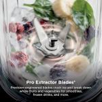 Ninja Fit Compact Personal Blender, Portable Blender for-Smoothies, Shakes, Food Prep, and Frozen Blending, 700-Watt Base, (2) 16-oz. Cups and Spout Lids, Black QB3001SS