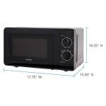Avanti 700-Watt Compact Microwave Oven, Black