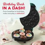 Dash Mini Donut Maker - Makes 7 Donuts - Aqua