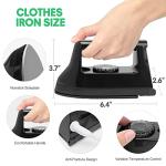 Mini Iron for Crafts and Quilting - Black