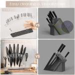 Astercook 22-Piece Kitchen Knife Set with Block