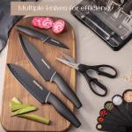 Astercook 22-Piece Kitchen Knife Set with Block