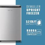 DEMULLER 3.2 Cu.ft Freestanding Mini Freezer