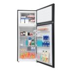Hamilton Beach Retro Black 2-Door Refrigerator 7.5 cu ft