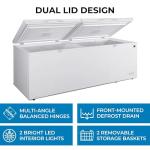 Kenmore Convertible Chest Freezer/Refrigerator - 21 Cu. Ft