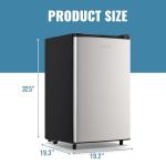 DEMULLER 3.2 Cu.ft Freestanding Mini Freezer