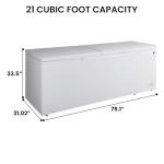 Kenmore Convertible Chest Freezer/Refrigerator - 21 Cu. Ft