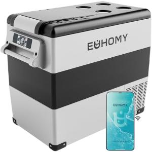 EUHOMY 12V Portable Fridge with APP Control