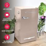 Frigidaire Retro Compact Fridge with Chiller - Coral