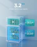 EUHOMY 3.2 Cu.Ft Mini Fridge with Freezer