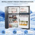Antarctic Star 3.2 Cu.Ft Mini Refrigerator with Freezer