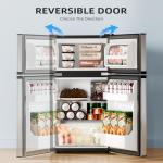 Antarctic Star 3.2 Cu.Ft Mini Refrigerator with Freezer