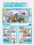 BLACK+DECKER 16 Cu. Ft. French Door Fridge