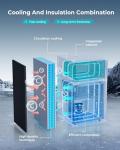 EUHOMY 3.2 Cu.Ft Mini Fridge with Freezer