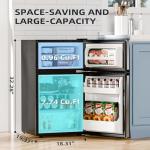 Antarctic Star 3.2 Cu.Ft Mini Refrigerator with Freezer