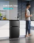 EUHOMY 3.2 Cu.Ft Mini Fridge with Freezer
