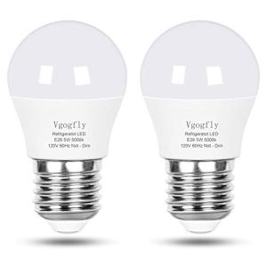 Vgogfly Waterproof LED Fridge Light Bulb 2-Pack