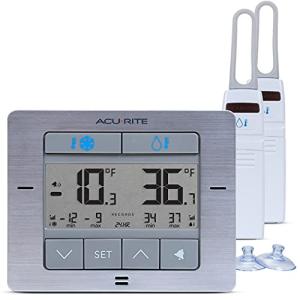AcuRite Wireless Fridge Freezer Thermometer with Alarm