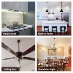 Vgogfly Waterproof LED Fridge Light Bulb 2-Pack