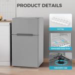 COWSAR 3.2 Cu.Ft Mini Fridge with Freezer