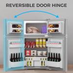 COWSAR 3.2 Cu.Ft Mini Fridge with Freezer