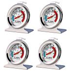 4 Pack Large Dial Refrigerator Freezer Thermometers