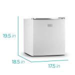 BLACK+DECKER 1.7 Cu Ft Mini Fridge with Freezer