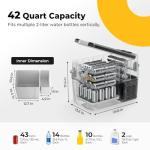 BougeRV Portable 12V Electric Fridge Freezer 42 Quart