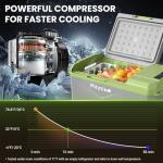 Portable 12V Car Refrigerator and Freezer Cooler