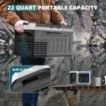 Portable 12V Cooler and Freezer for Travel